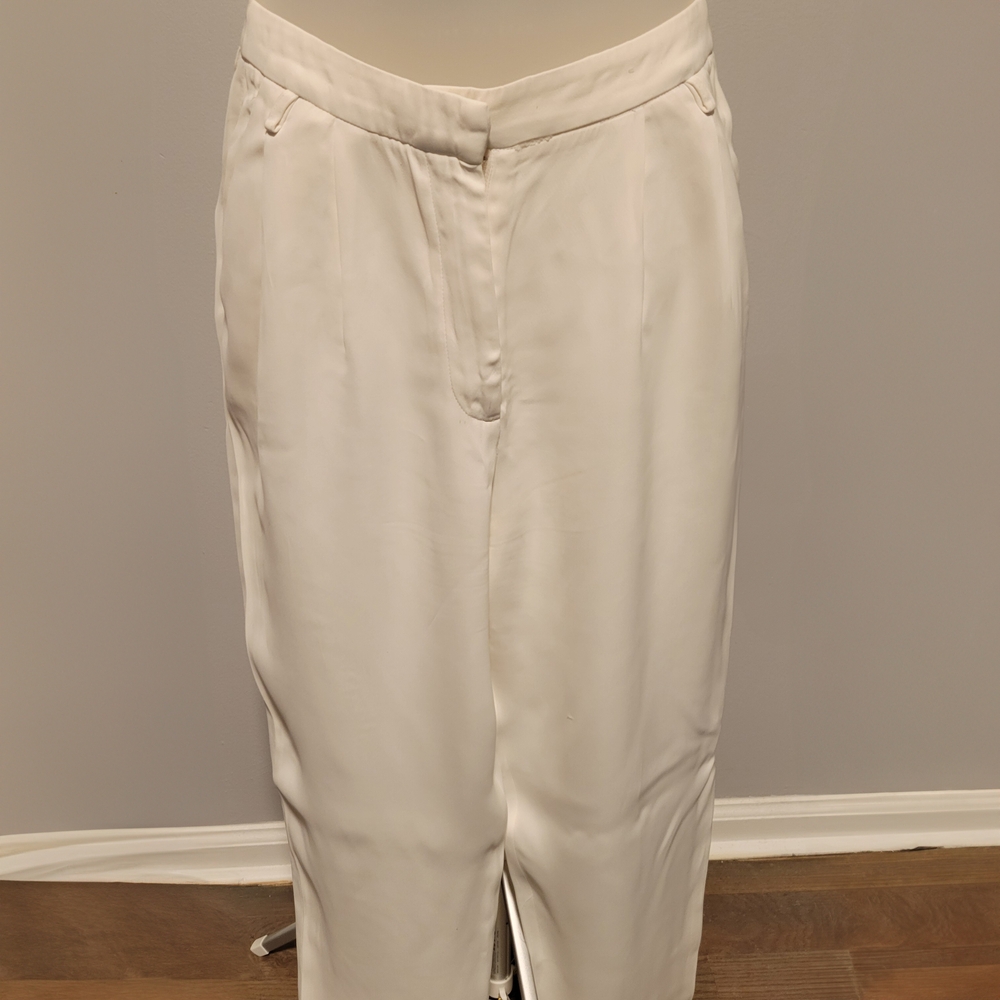 Sandro Paris Elegant Cream Trousers